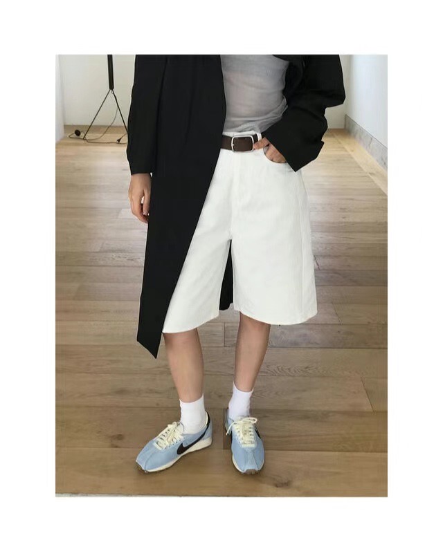 GAMGAK韓國代購㊣女士新款真品25春夏熱賣時尚休閑職業短褲GAMGAK短褲
