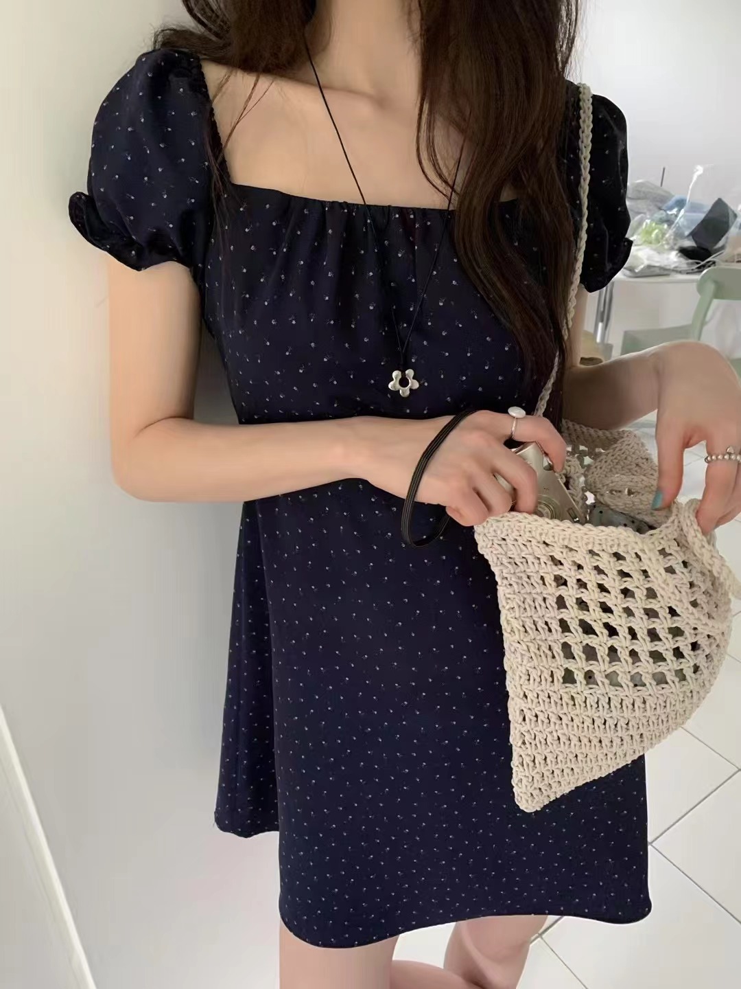 EZEDIARY韓國代購㊣女士新品熱賣職業推薦時尚人氣真品連衣裙EZEDIARY連衣裙