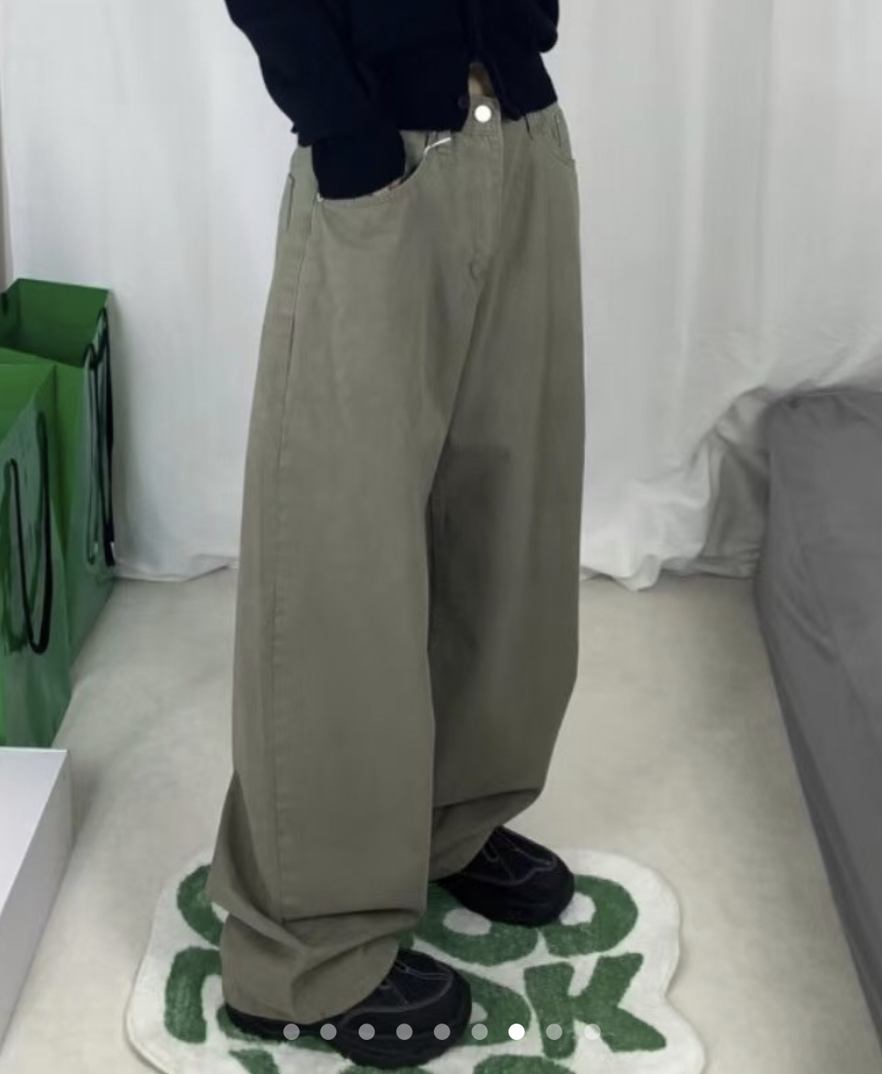 JJIM東大門㊣代購女士新款人氣職業時尚推薦熱賣25春夏牛仔褲JJIM牛仔褲圖色4