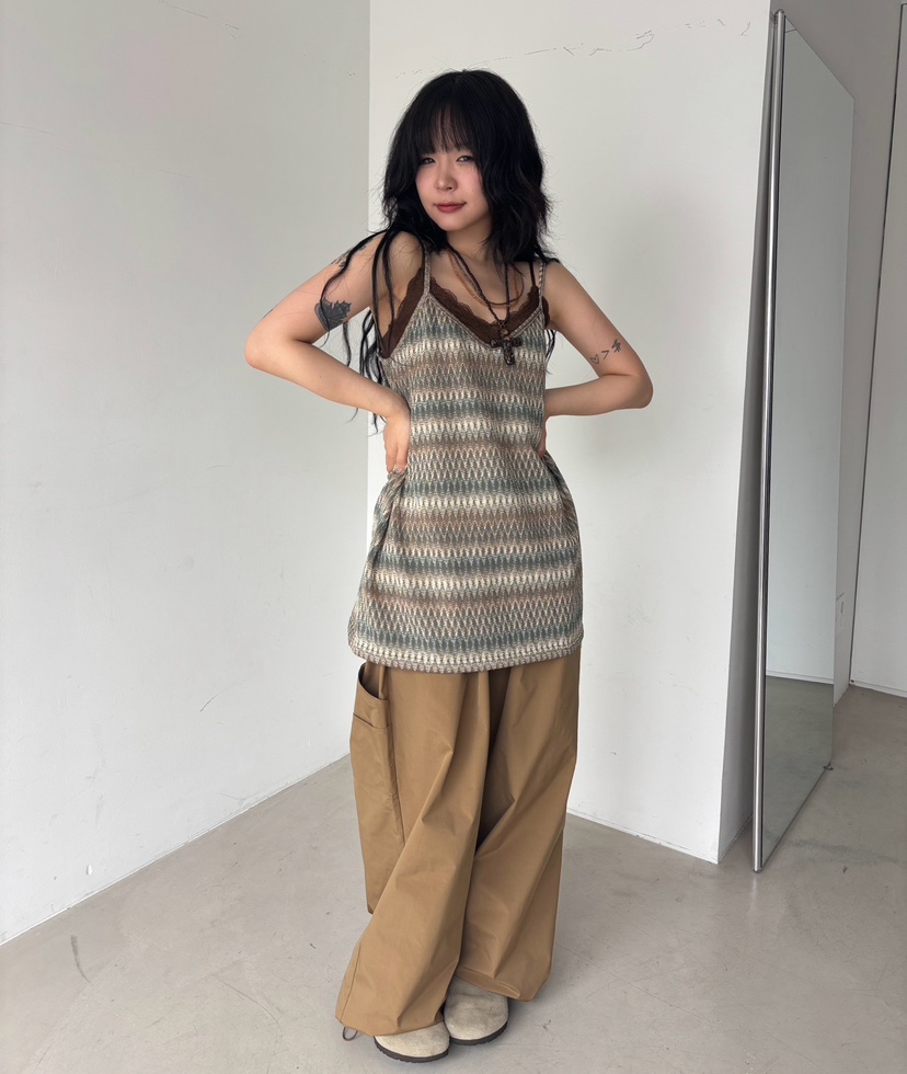 SHOTGUN東大門㊣實拍女裝新款真品時尚職業熱賣25春夏吊帶背心SHOTGUN吊帶/背心