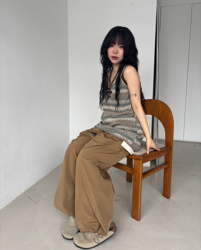 SHOTGUN東大門㊣實拍女裝新款真品時尚職業熱賣25春夏吊帶背心SHOTGUN吊帶/背心