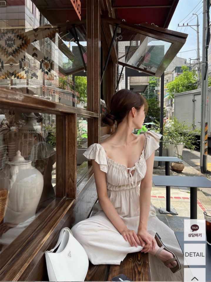 HEY/TO SEWING東大門㊣直郵女士新品熱賣人氣連體褲荷葉邊BY HEY/TO SEWING連體褲