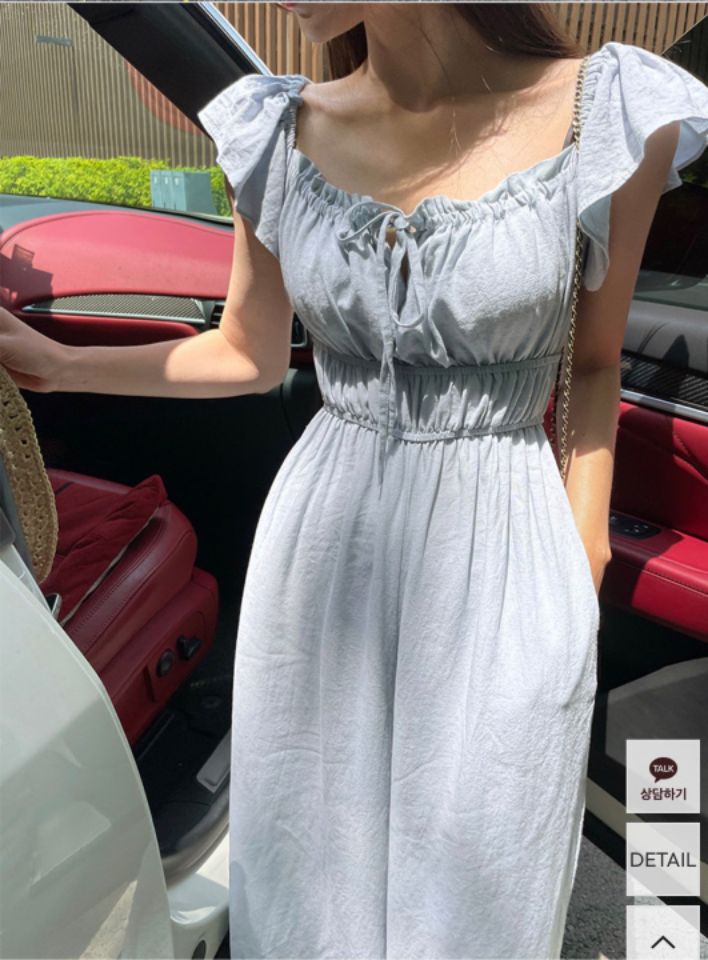 HEY/TO SEWING東大門㊣直郵女士新品熱賣人氣連體褲荷葉邊BY HEY/TO SEWING連體褲
