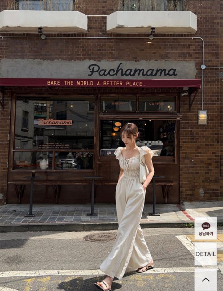 HEY/TO SEWING東大門㊣直郵女士新品熱賣人氣連體褲荷葉邊BY HEY/TO SEWING連體褲