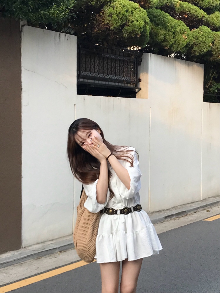 SHOTGUN東大門㊣直郵女裝新款職業時尚人氣推薦真品休閑連衣裙SHOTGUN連衣裙