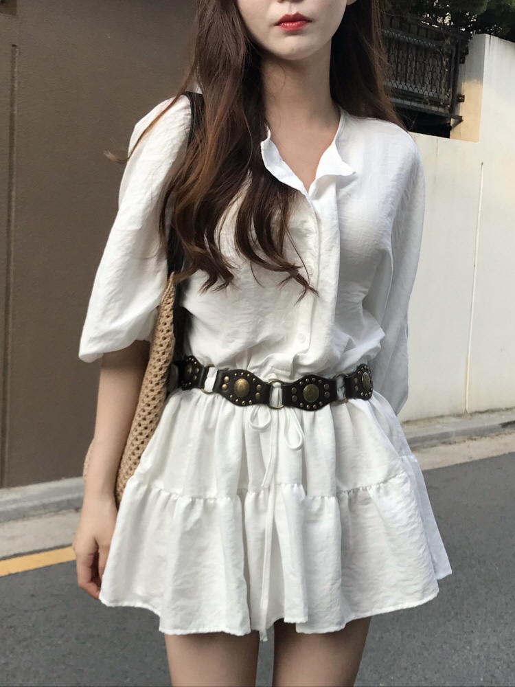SHOTGUN東大門㊣直郵女裝新款職業時尚人氣推薦真品休閑連衣裙SHOTGUN連衣裙
