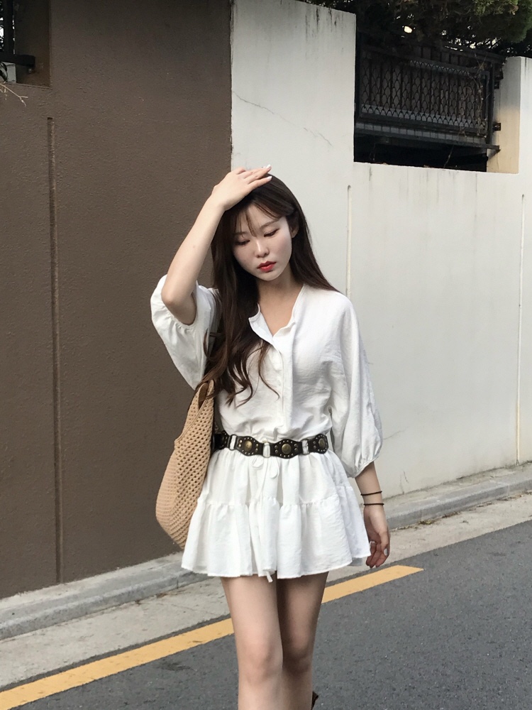 SHOTGUN東大門㊣直郵女裝新款職業時尚人氣推薦真品休閑連衣裙SHOTGUN連衣裙