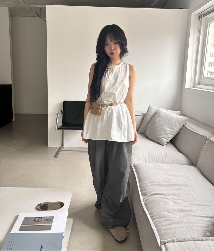 SHOTGUN韓國代購㊣女士新品25春夏推薦職業休閑熱賣真品連衣裙SHOTGUN連衣裙