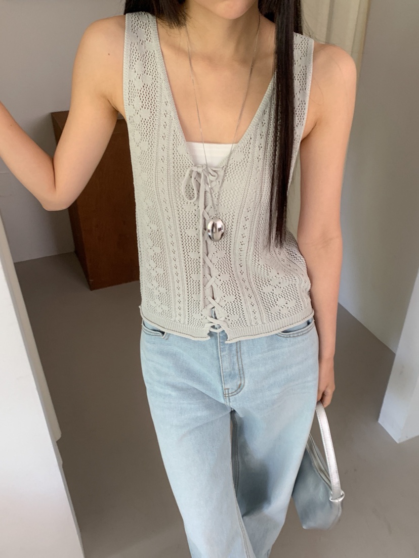 DARLUZ_MI韓國代購㊣女裝新款職業熱賣時尚休閑真品人氣馬甲DARLUZ_MI馬甲