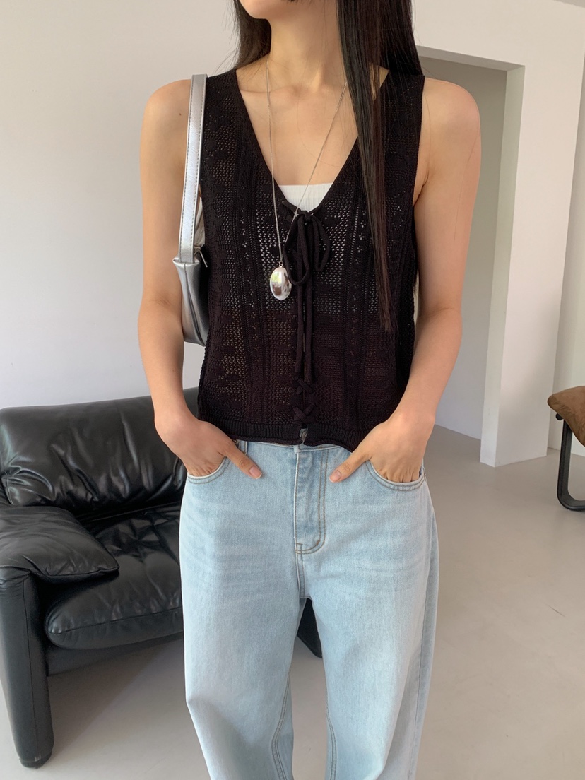 DARLUZ_MI韓國代購㊣女裝新款職業熱賣時尚休閑真品人氣馬甲DARLUZ_MI馬甲