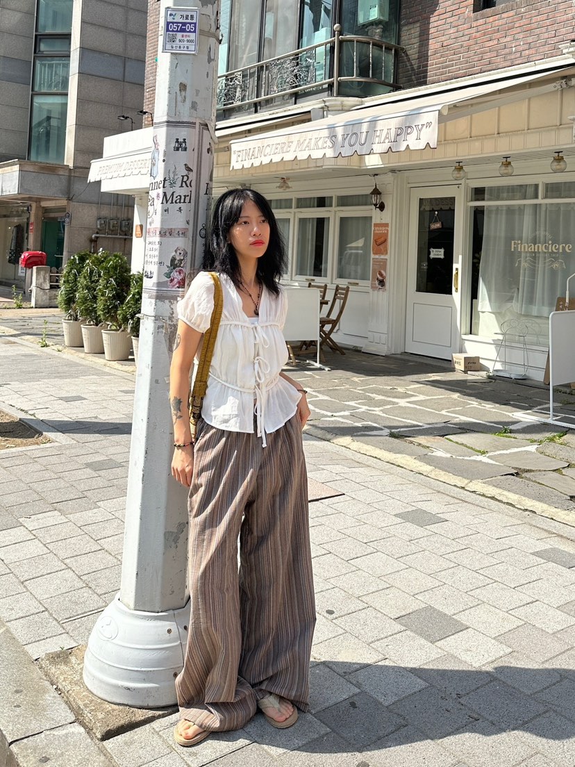 SHOTGUN東大門㊣直郵女裝新款熱賣職業真品25春夏人氣休閑褲SHOTGUN休閑褲
