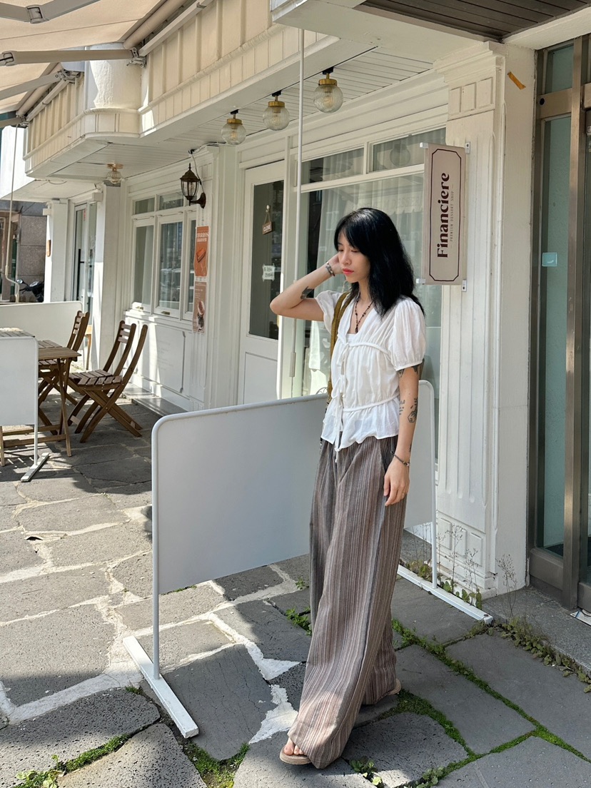 SHOTGUN東大門㊣直郵女裝新款熱賣職業真品25春夏人氣休閑褲SHOTGUN休閑褲