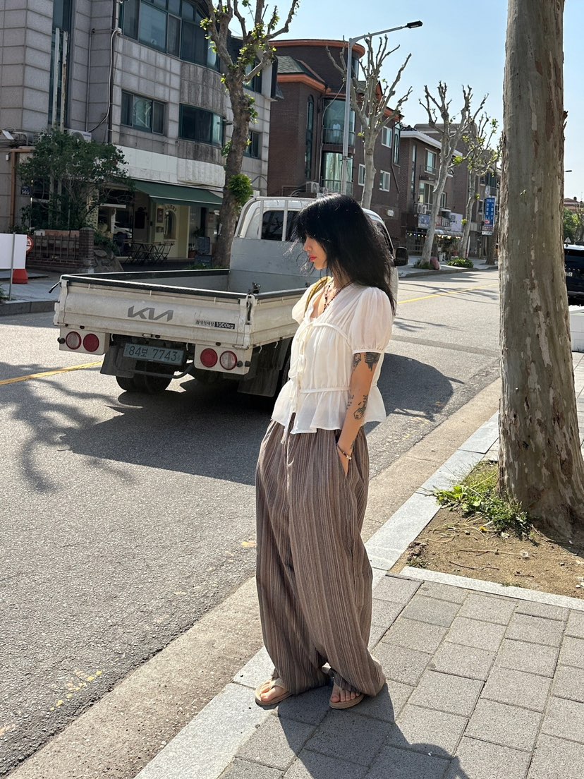 SHOTGUN東大門㊣直郵女裝新款熱賣職業真品25春夏人氣休閑褲SHOTGUN休閑褲