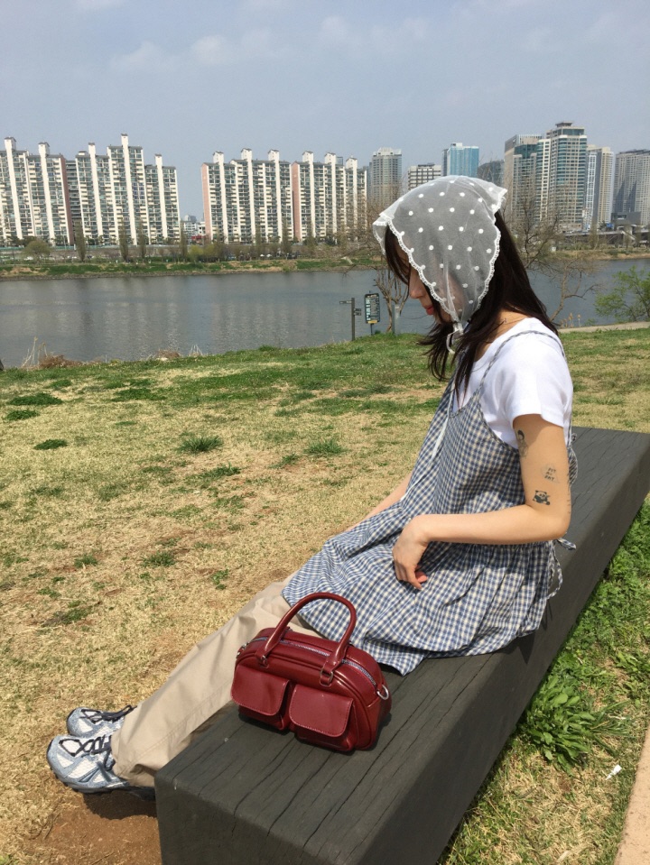SHOTGUN韓國代購㊣女裝新品休閑25春夏熱賣推薦真品時尚連衣裙SHOTGUN連衣裙