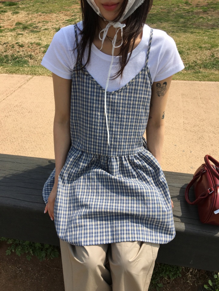 SHOTGUN韓國代購㊣女裝新品休閑25春夏熱賣推薦真品時尚連衣裙SHOTGUN連衣裙