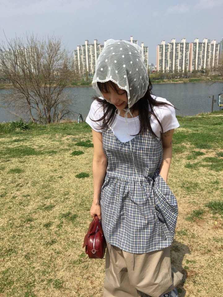 SHOTGUN韓國代購㊣女裝新品休閑25春夏熱賣推薦真品時尚連衣裙SHOTGUN連衣裙