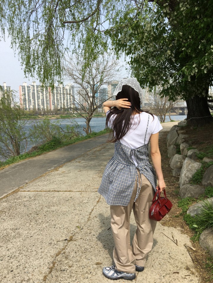 SHOTGUN韓國代購㊣女裝新品休閑25春夏熱賣推薦真品時尚連衣裙SHOTGUN連衣裙