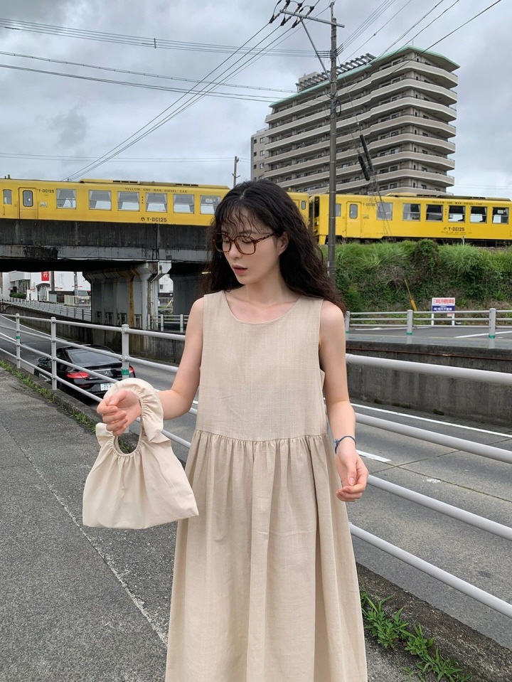 SHOTGUN韓國代購㊣女裝新品推薦職業25春夏休閑人氣時尚連衣裙SHOTGUN連衣裙