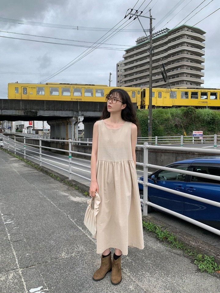 SHOTGUN韓國代購㊣女裝新品推薦職業25春夏休閑人氣時尚連衣裙SHOTGUN連衣裙