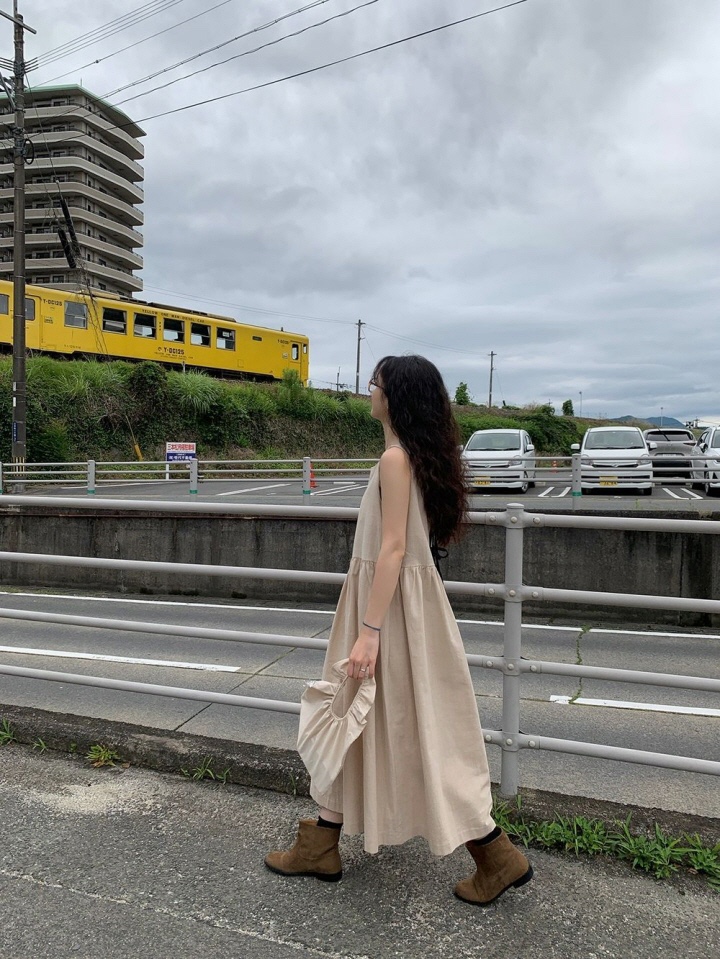 SHOTGUN韓國代購㊣女裝新品推薦職業25春夏休閑人氣時尚連衣裙SHOTGUN連衣裙