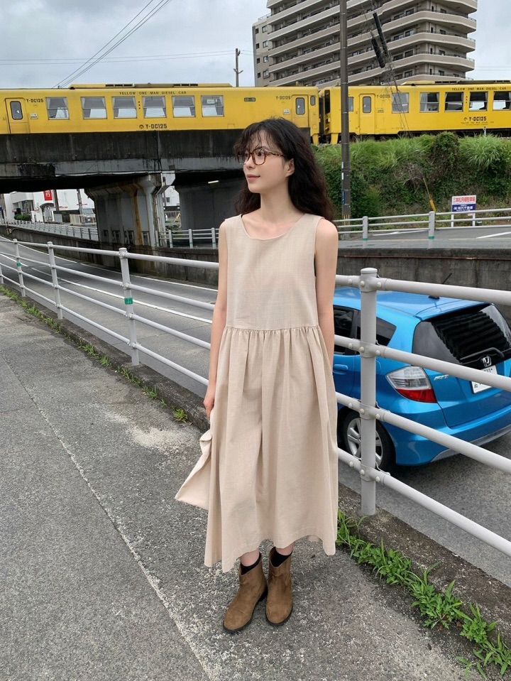 SHOTGUN韓國代購㊣女裝新品推薦職業25春夏休閑人氣時尚連衣裙SHOTGUN連衣裙