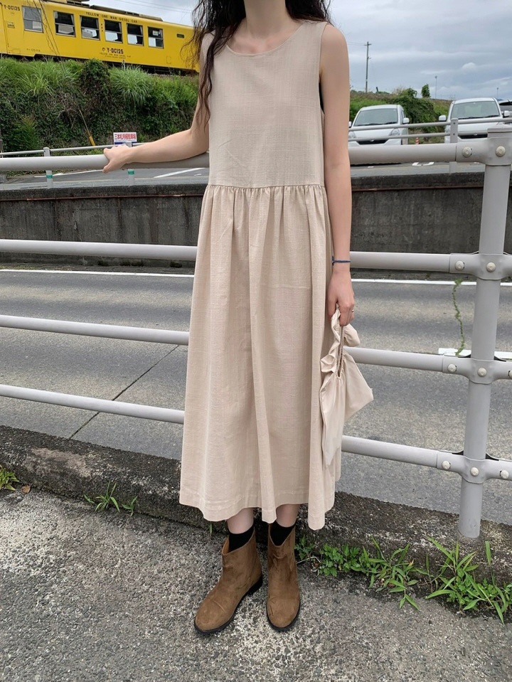 SHOTGUN韓國代購㊣女裝新品推薦職業25春夏休閑人氣時尚連衣裙SHOTGUN連衣裙