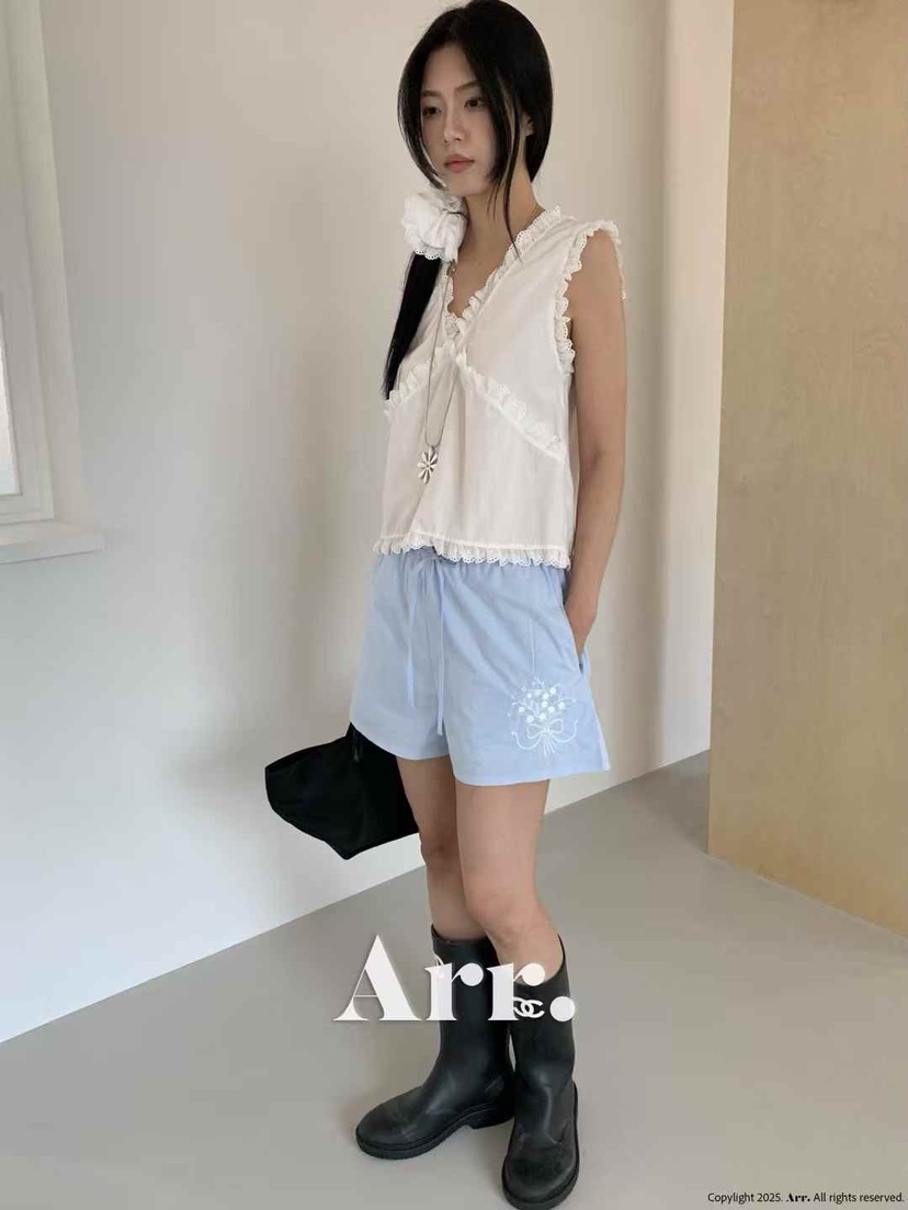 ARR韓國直郵㊣女裝新品時尚推薦人氣休閑熱賣真品25春夏短褲ARR短褲