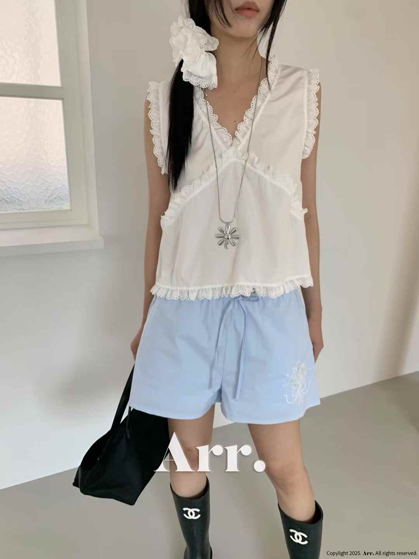 ARR韓國直郵㊣女裝新品時尚推薦人氣休閑熱賣真品25春夏短褲ARR短褲