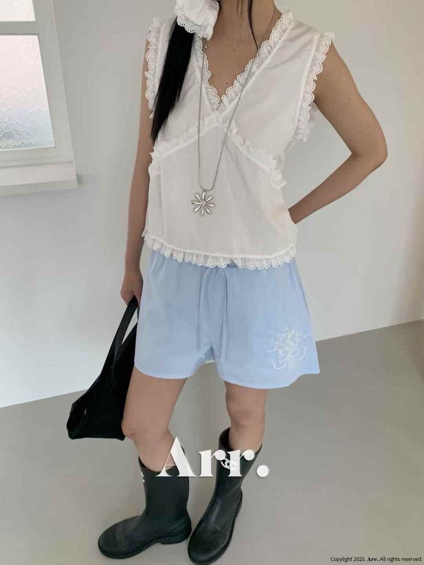 ARR韓國直郵㊣女裝新品時尚推薦人氣休閑熱賣真品25春夏短褲ARR短褲