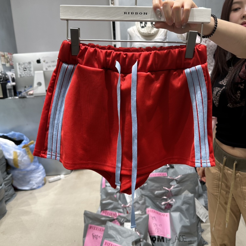 RIBBON韓國直郵㊣女裝新款25春夏熱賣人氣推薦時尚真品短褲RIBBON短褲圖色3