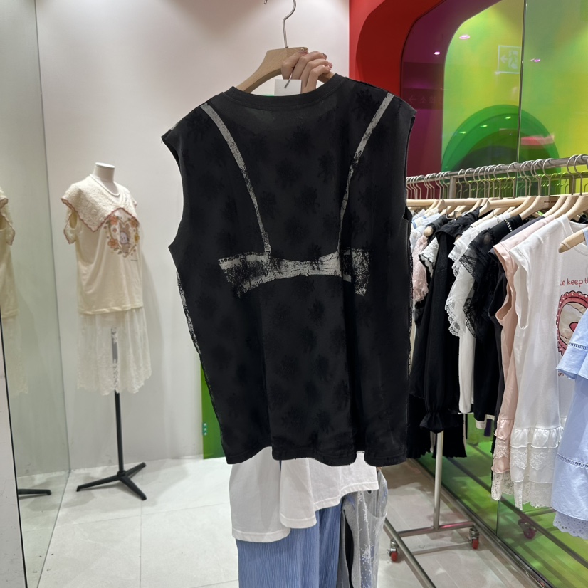 MINI UNNI東大門㊣代購女士新款人氣25春夏推薦休閑吊帶背心MINI UNNI吊帶/背心
