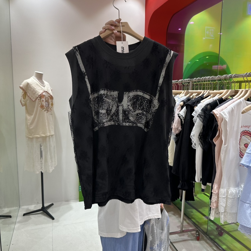 MINI UNNI東大門㊣代購女士新款人氣25春夏推薦休閑吊帶背心MINI UNNI吊帶/背心圖色3
