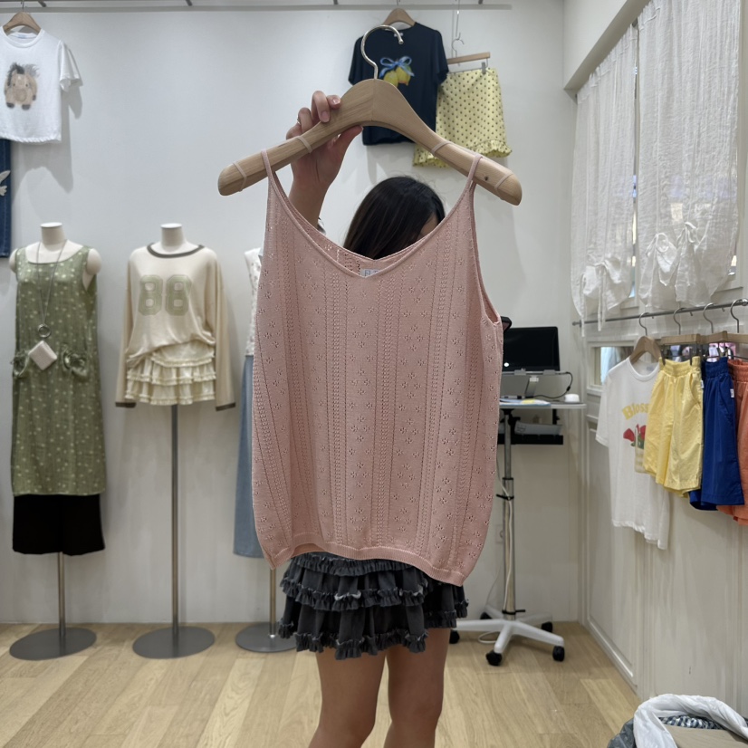 FURE東大門㊣代購女士新品職業休閑時尚熱賣真品25春夏吊帶背心FURE吊帶/背心