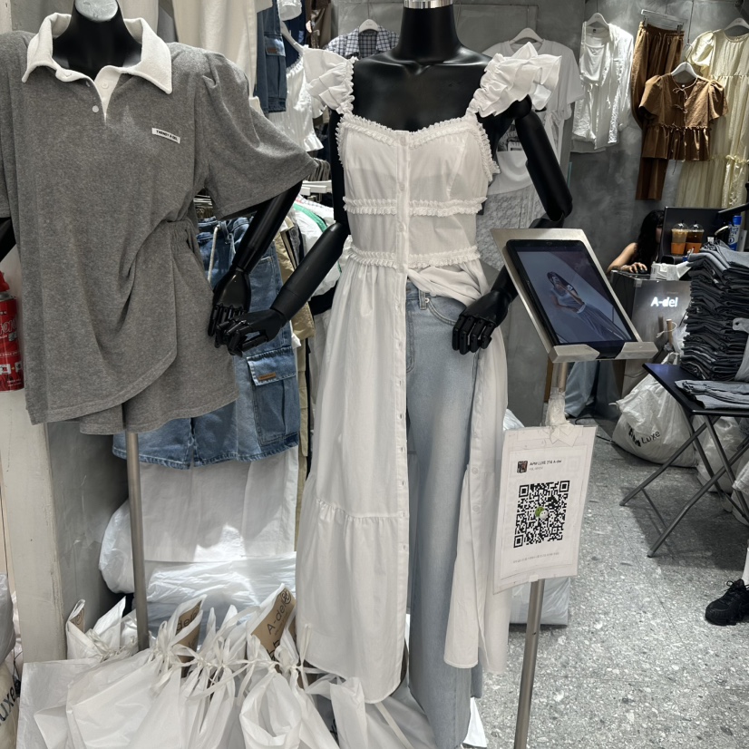 A-DEL東大門㊣直郵女裝新款25春夏休閑推薦真品時尚連衣裙A-DEL連衣裙