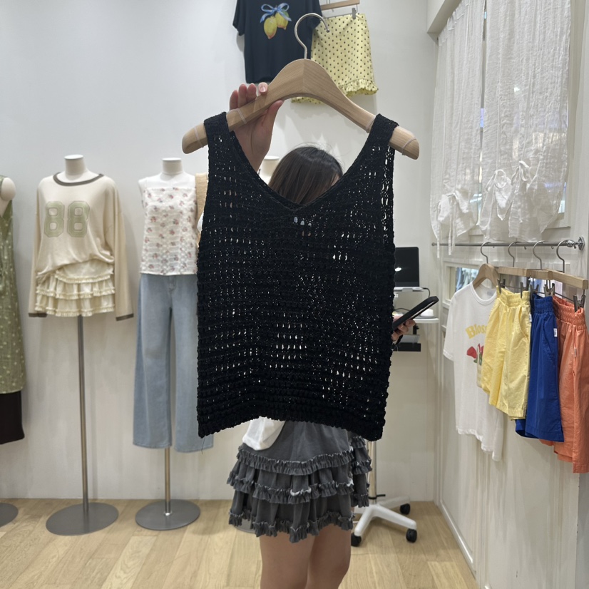 FURE韓國直郵㊣女裝新款職業推薦休閑25春夏人氣真品吊帶背心FURE吊帶/背心圖色3