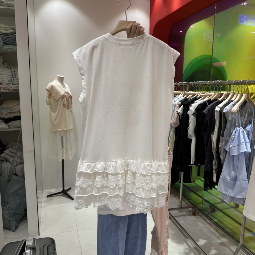 MINI UNNI韓國代購㊣女裝新品熱賣時尚真品休閑25春夏吊帶背心MINI UNNI吊帶/背心