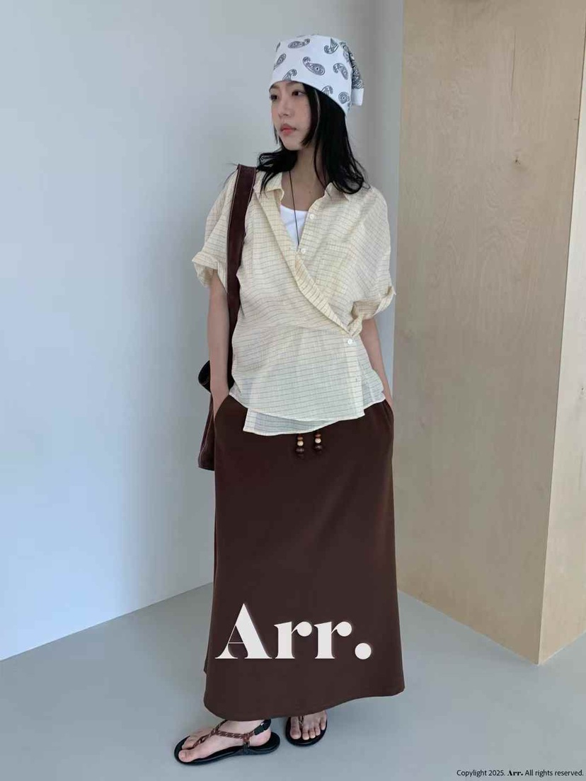 ARR東大門㊣實拍女裝新款推薦休閑人氣真品熱賣25春夏襯衫蕾絲衫ARR襯衫/蕾絲衫