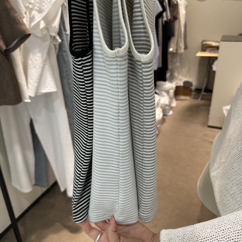 RE STOCK韓國直郵㊣女士新款25春夏時尚真品人氣休閑吊帶背心RE STOCK吊帶/背心
