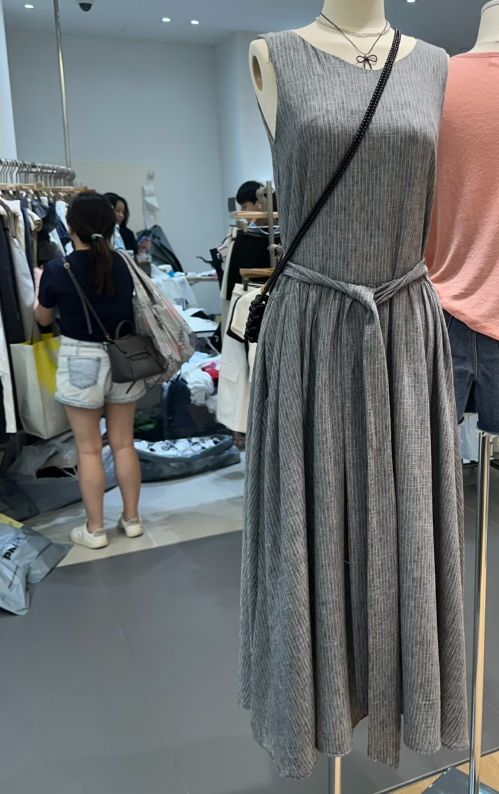 BUTTER-P韓國直郵㊣女士新品真品休閑推薦時尚熱賣連衣裙條紋BUTTER-P連衣裙圖色2