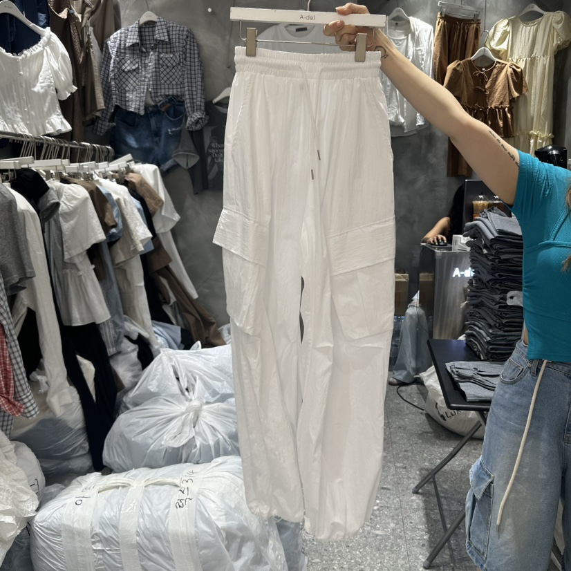 A-DEL韓國代購㊣女士新品真品人氣休閑時尚職業休閑褲工裝褲A-DEL休閑褲