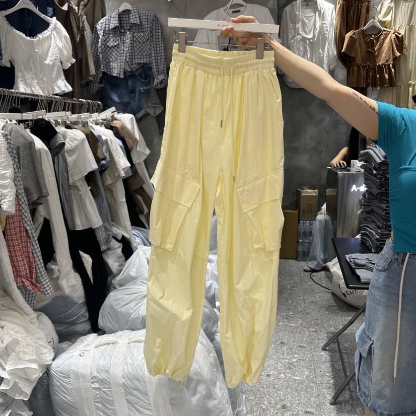 A-DEL韓國代購㊣女士新品真品人氣休閑時尚職業休閑褲工裝褲A-DEL休閑褲圖色2