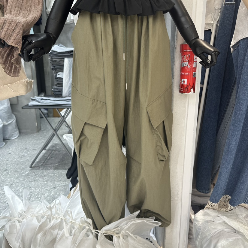 A-DEL韓國代購㊣女士新品真品人氣休閑時尚職業休閑褲工裝褲A-DEL休閑褲圖色4