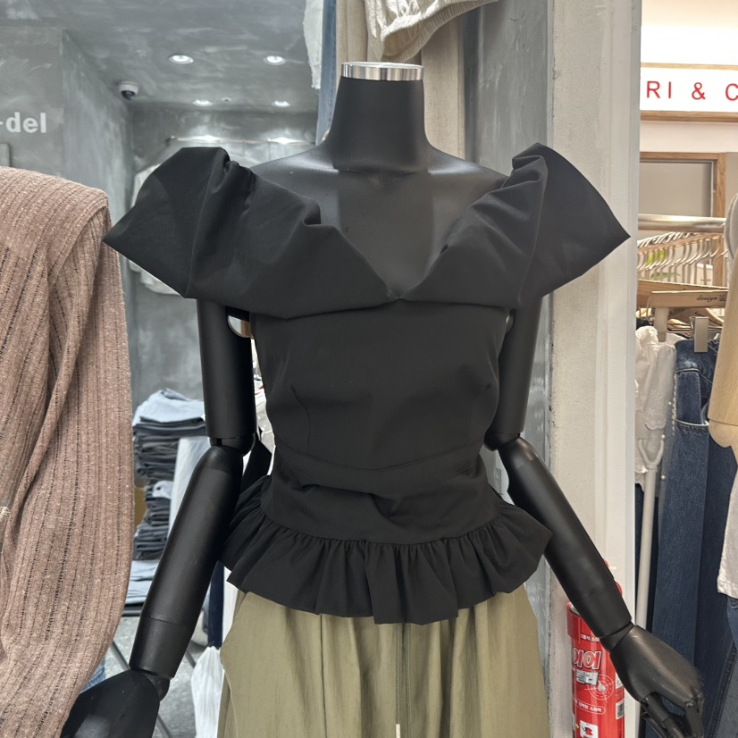 A-DEL東大門㊣代購女裝新款熱賣時尚休閑真品人氣襯衫蕾絲衫A-DEL襯衫/蕾絲衫圖色2