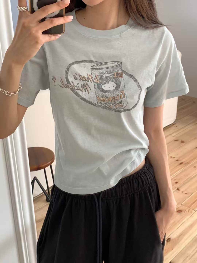 VISUAL SPACE東大門㊣代購女裝新款時尚熱賣職業休閑人氣T恤VISUAL SPACET恤