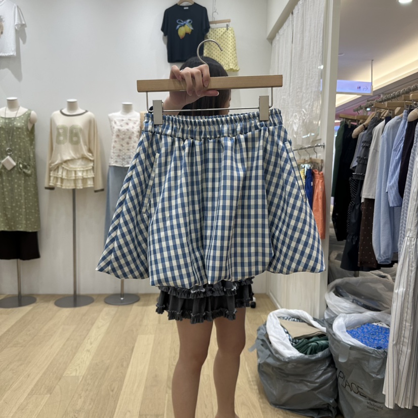 FURE韓國直郵㊣女裝新品推薦25春夏休閑真品熱賣人氣時尚短裙FURE短裙