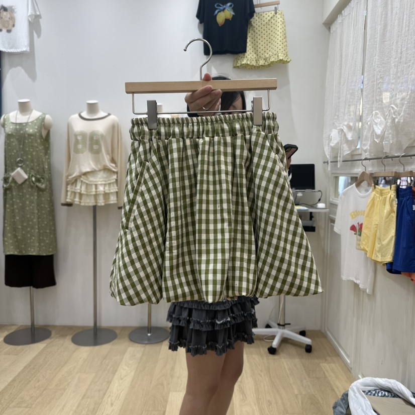 FURE韓國直郵㊣女裝新品推薦25春夏休閑真品熱賣人氣時尚短裙FURE短裙圖色2