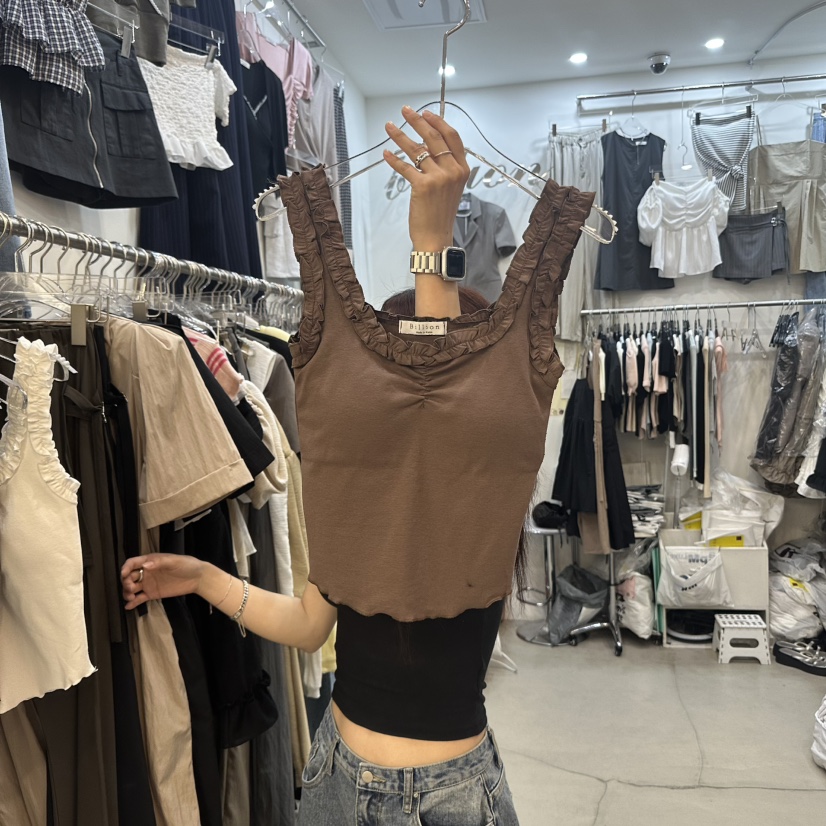 BILLION-L韓國直郵㊣女士新品推薦時尚休閑25春夏吊帶背心BILLION-L吊帶/背心圖色2