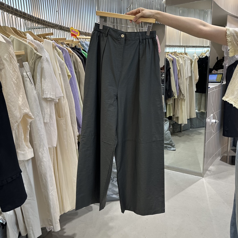 ALEGRE韓國直郵㊣女裝新品職業人氣休閑真品25春夏推薦休閑褲ALEGRE休閑褲圖色2