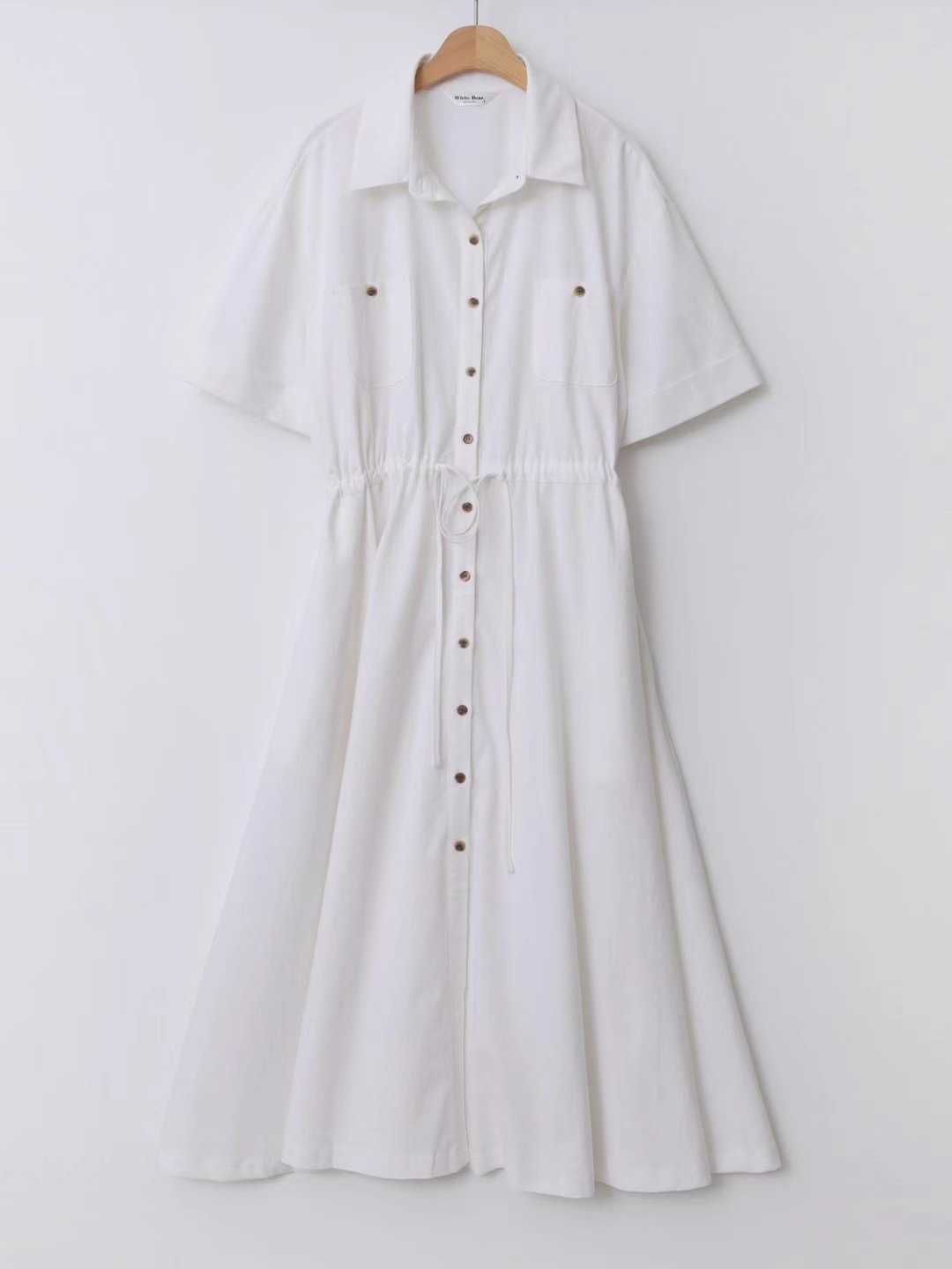 WHITE BEAR韓國直郵㊣女士新品推薦人氣真品休閑職業連衣裙WHITE BEAR連衣裙圖色2