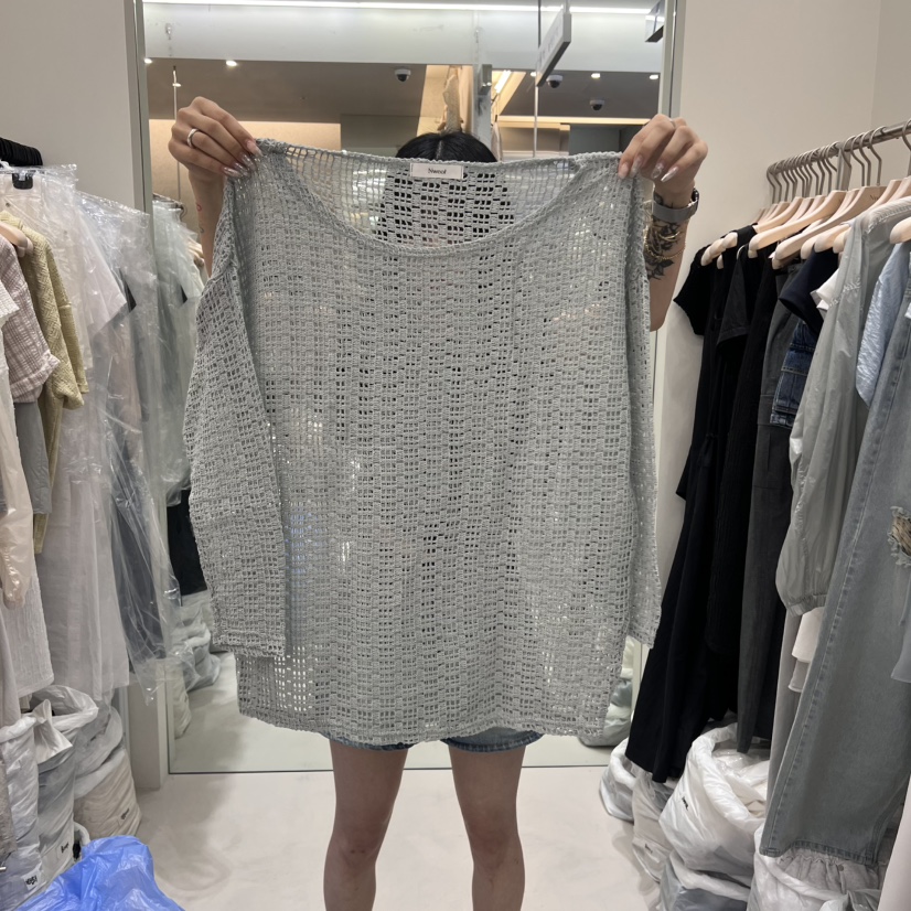 NWEOL韓國代購㊣女裝新款人氣職業時尚休閑推薦熱賣25春夏針織衫NWEOL針織衫